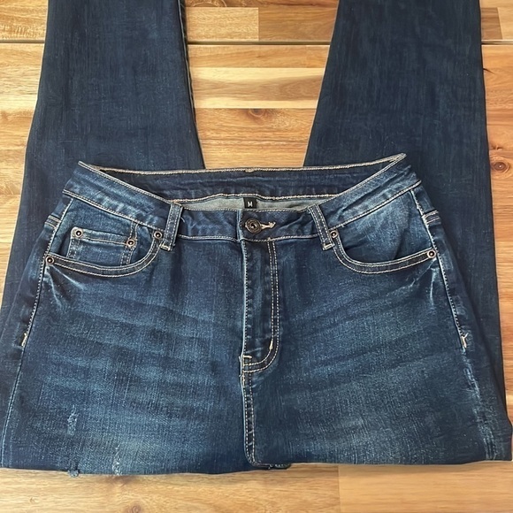 Orange Fashion Village High Rise Distressed Jeans - Picture 2 of 8